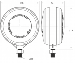 LED Φωτιστικό NEON Πλευρικής Σήμανσης 12V - 24V Πορτοκαλί