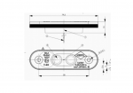 LED Όγκου Е-Mark 12V / 24V IP68 Λευκό Με 2 SMD 8см