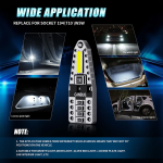 T10 LED Can Bus 2 SMD 7020 12V Ψυχρό Λευκό 2 Τεμάχια