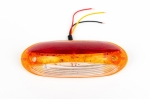 LED Φωτιστικό Πλευρικής Σήμανσης Πορτοκαλί / Λευκό / Κόκκινο 125mm X 44mm 24V